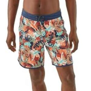 NWT Patagonia Men’s Scallop Hem Boardshorts Sz 38